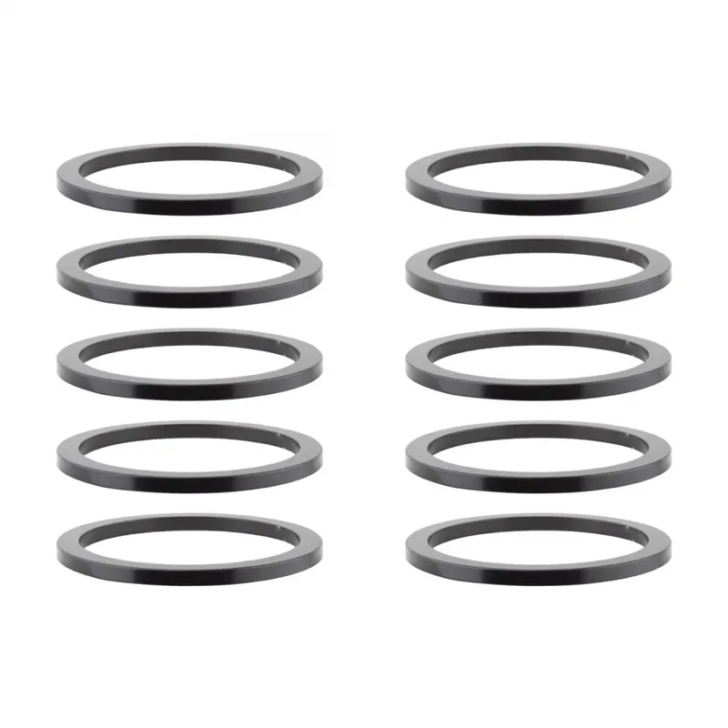 Origin8 2mmx1/8 in Bag of 10 Headset Spacers in Black