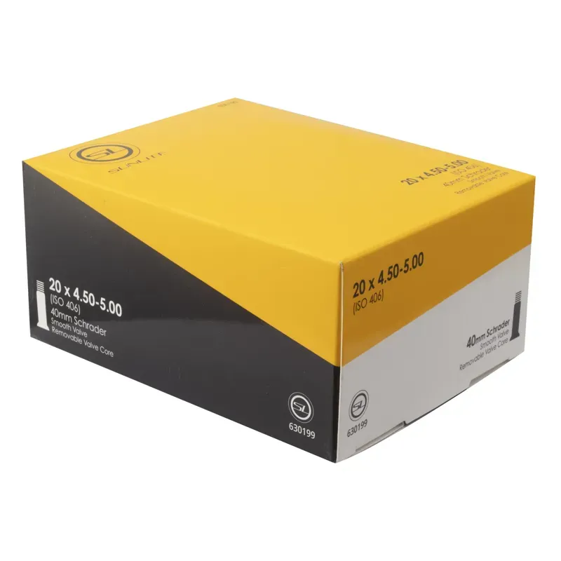 Sunlite Standard 20x4.50-5.0in SV40 FFW112mm Inner Tube in Black