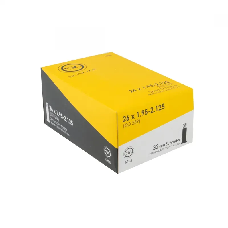 Sunlite Schrader Valve Inner Tube - SV32 51mm 26x1.95-2.125