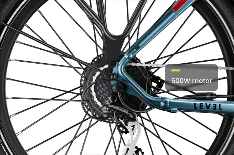 Aventon Level.2 Step-Through Commuter E-Bike In Glacier-4