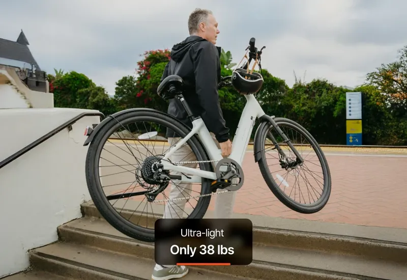 Urtopia Carbon Classic Step-Thru E-Bike in Black-6
