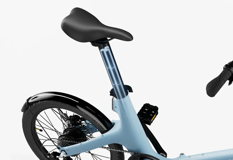 Urtopia Carbon Fold Step-Thru E-Bike in Blue-6