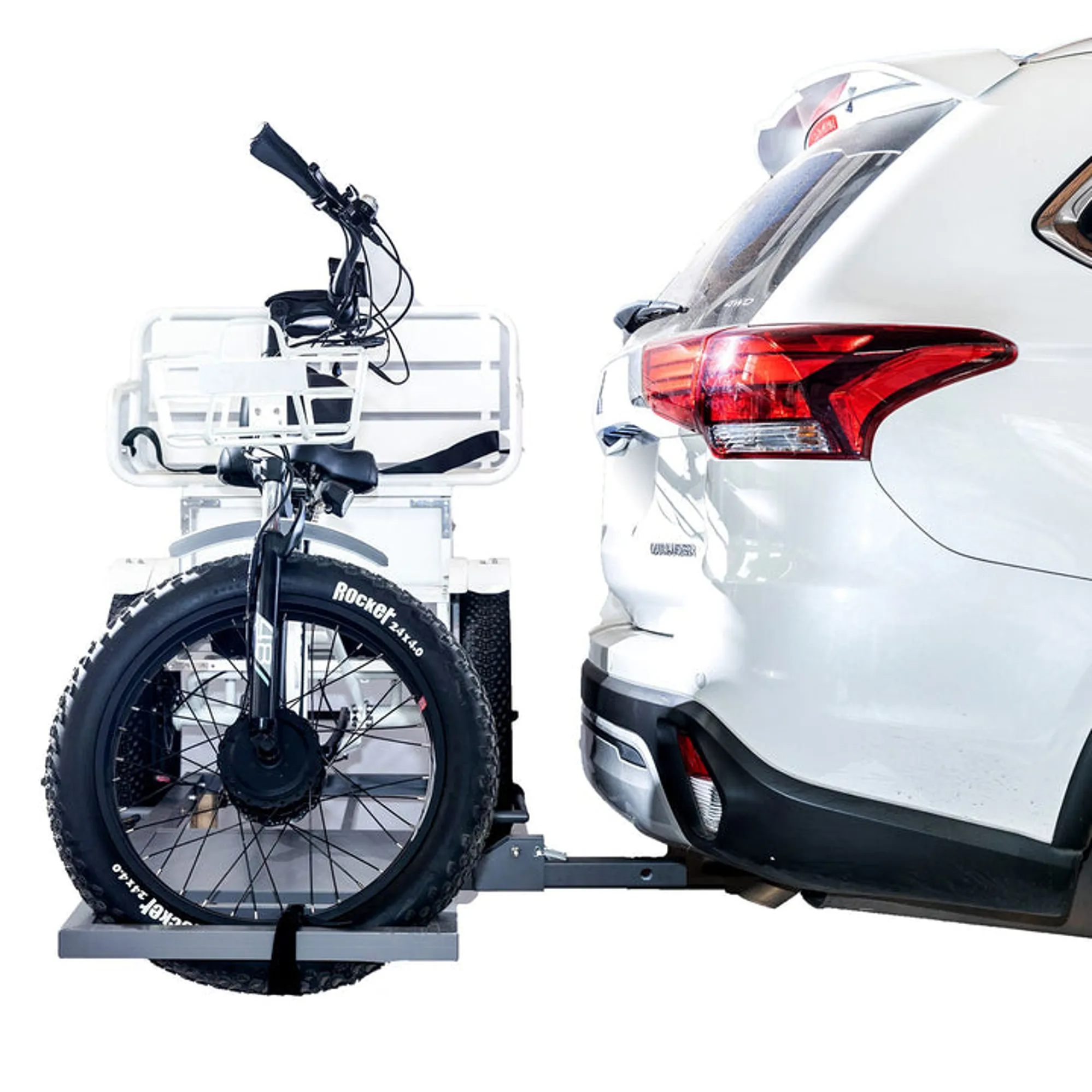 3 wheel bicycle carrier Thule Epos Bike Hitch Rack the electric trike rack allows you to roll your trike onto the rack directly without heavy lifting VersaHaul Steel Trike Scooter Carrier