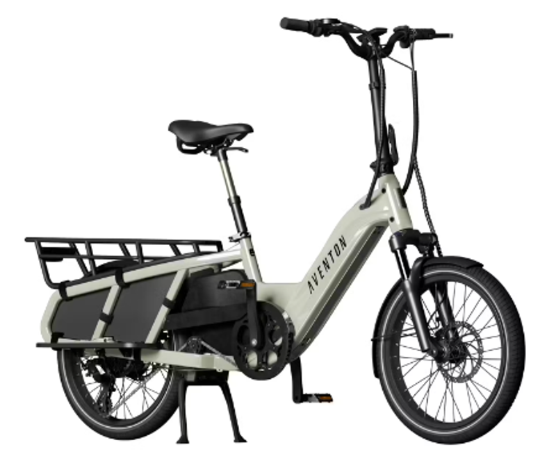 Aventon Abound Cargo E-Bike In Sage-2