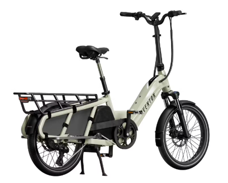 Aventon Abound Cargo E-Bike In Sage-3