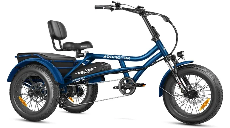 Addmotor Arisetan II - M-360 Semi-Recumbent E-Trike in Blue-1