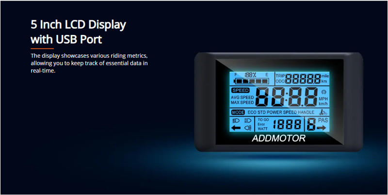 AddMotor - Arisetan II - M-360 Semi-Recumbent E-Trike in Orange-3
