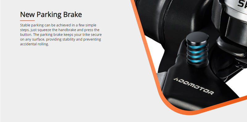 AddMotor - Arisetan II - M-360 Semi-Recumbent E-Trike in Orange-5