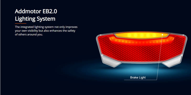 AddMotor - Arisetan II - M-360 Semi-Recumbent E-Trike in Orange-6