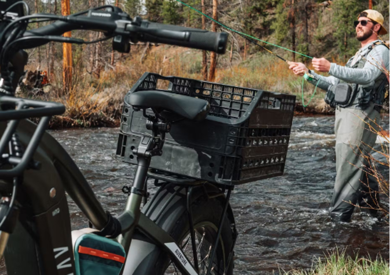Aventon Aventure.2 Step-Through Fat Tire E-bike in Slate Grey-10