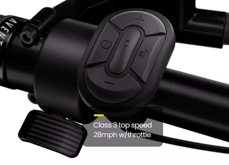 Aventon Aventure.2 Step-Through Fat Tire E-bike in Cobalt Blue-5