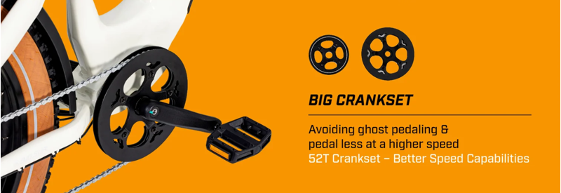 AIMA Big Sur All-Terrain E-Bike in White-3