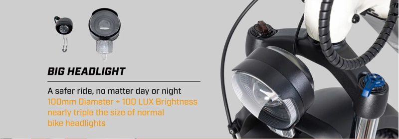 AIMA Big Sur All-Terrain E-Bike in White-4