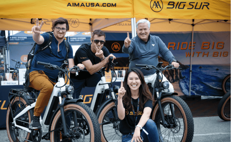 AIMA Big Sur All-Terrain E-Bike in White-10