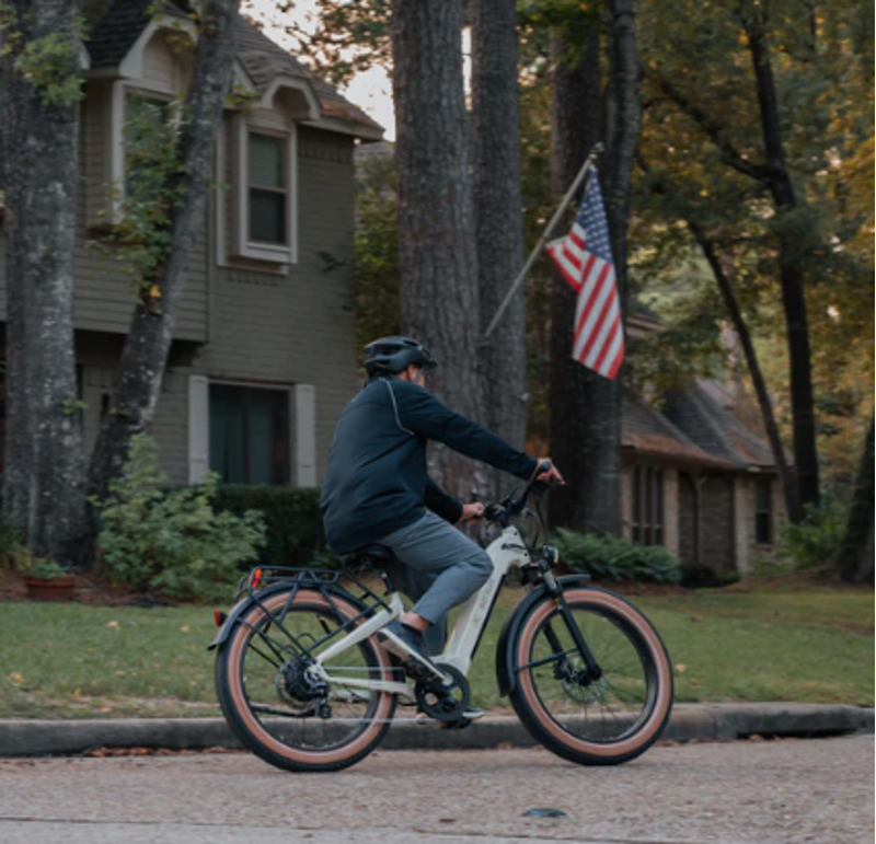 AIMA Big Sur All-Terrain E-Bike in White-7