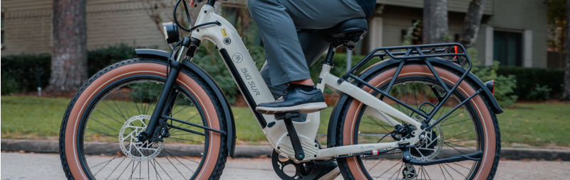 AIMA Big Sur All-Terrain E-Bike in White-8