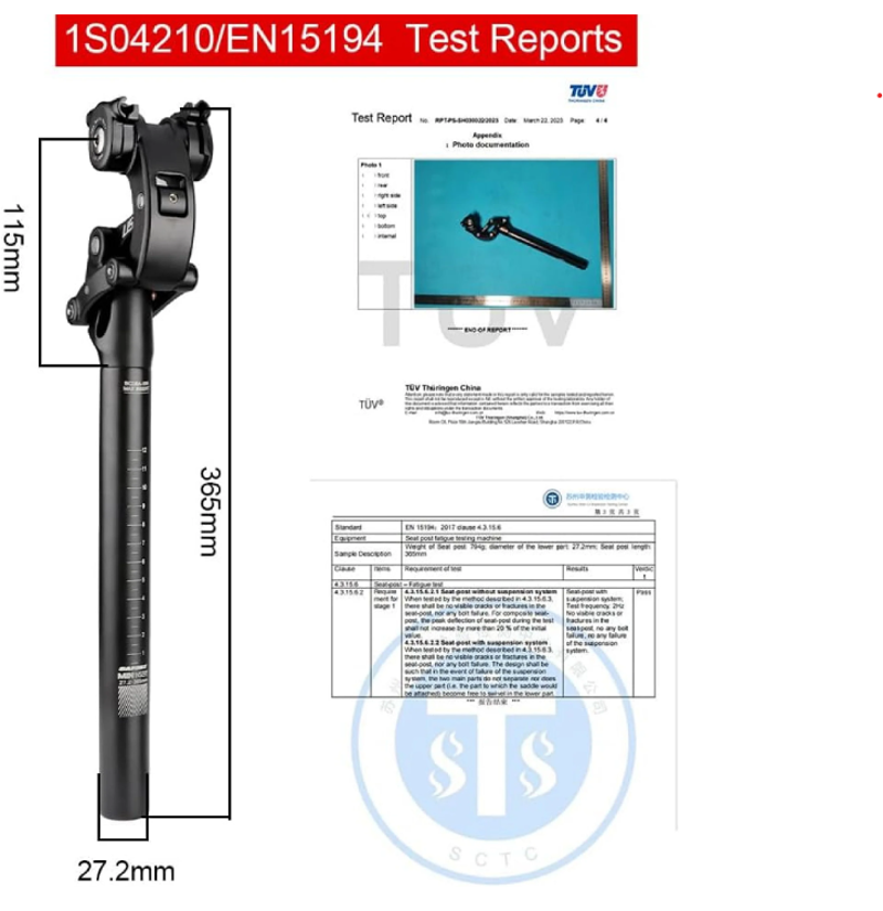 Bikase Suspension Seat Post - BumpStop - 27.2-4