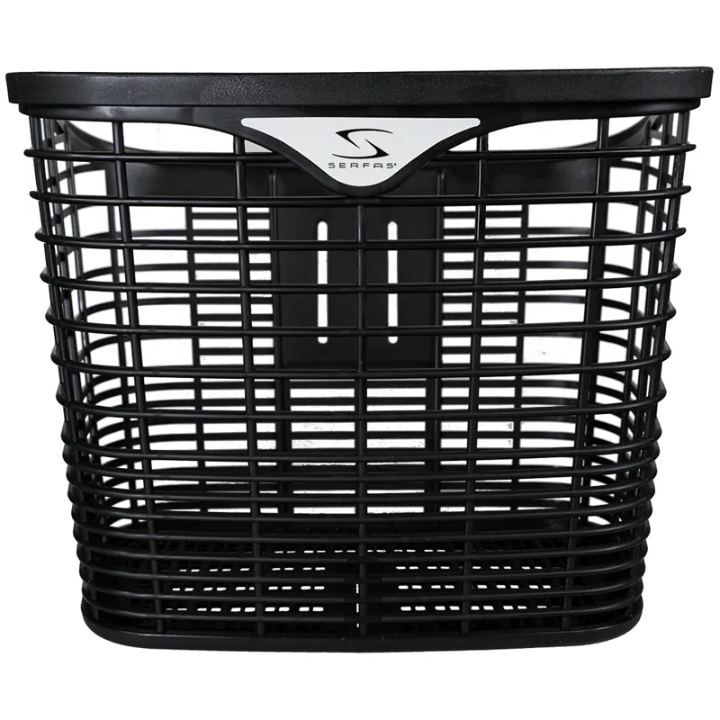 Lattice Poly Black Front Basket