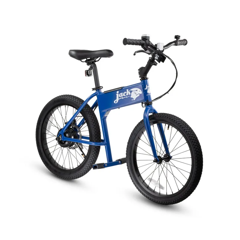 JackRabbit OG - Lightweight and Compact XL Micro eBike Blue-1