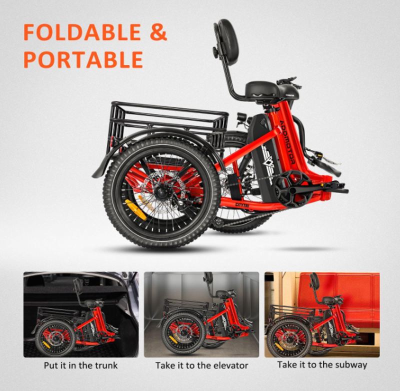 AddMotor CITYTRI E-310 in Neptune Blue-7