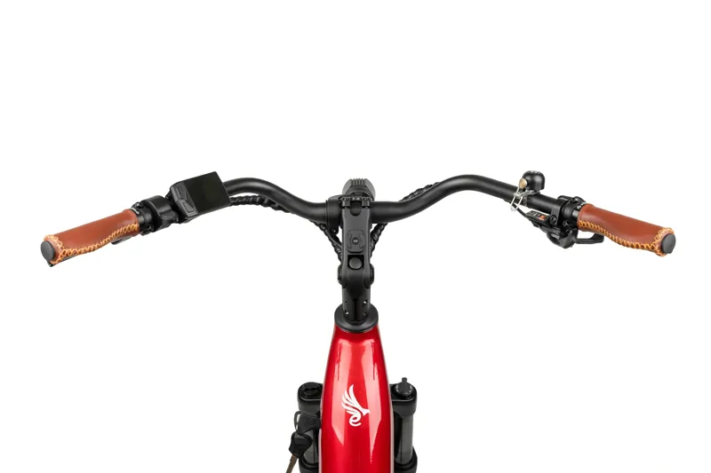 Euphree City Robin 3 Heritage Electric Bike in Red-1