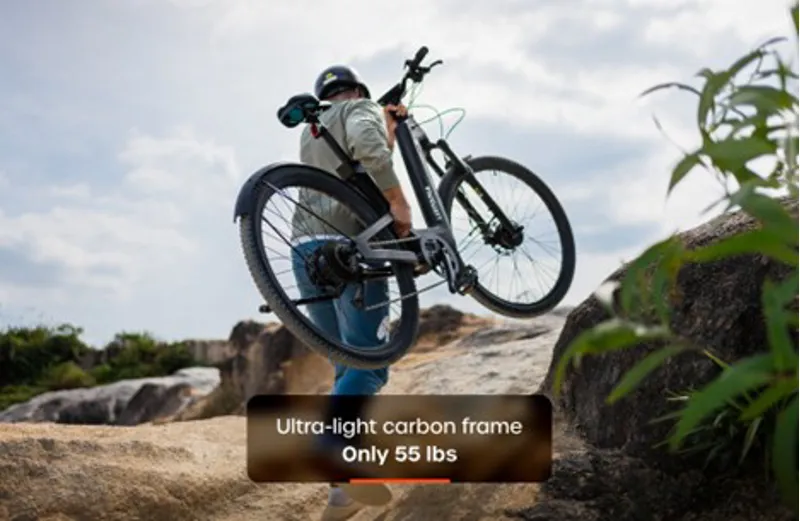 Urtopia Fusion GT Smart Carbon Fiber Step-Thru Ebike Orange-7