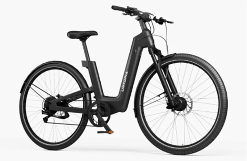 Urtopia Fusion GT Smart Carbon Fiber Step-Thru Ebike Color Black-1