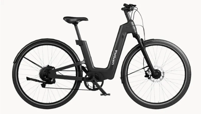 Urtopia Fusion GT Smart Carbon Fiber Step-Thru Ebike Color Black