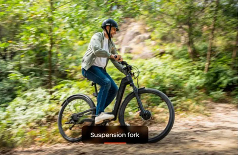 Urtopia Fusion GT Smart Carbon Fiber Step-Thru Ebike Color Black-10