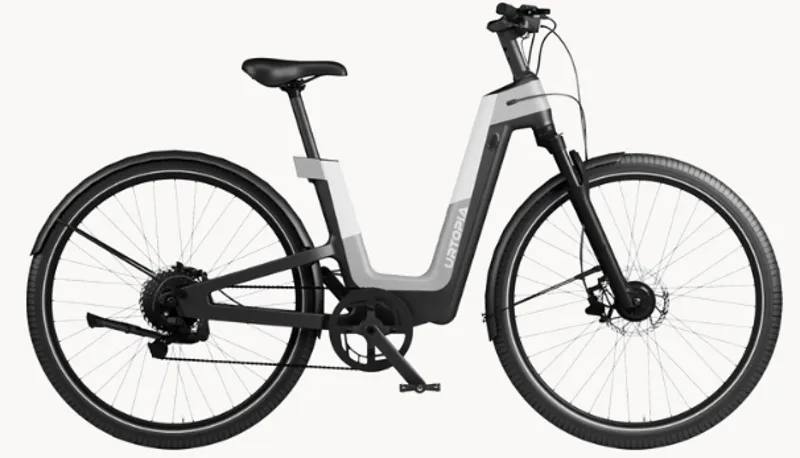 Urtopia Fusion GT Smart Carbon Fiber Step-Thru Ebike in Elegant Grey