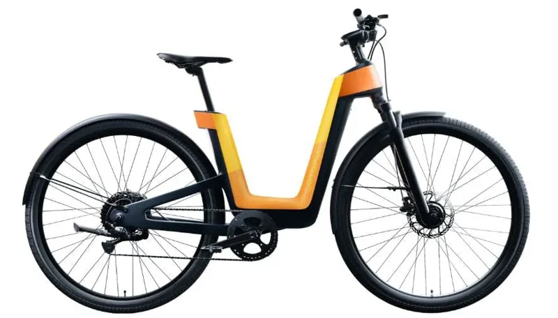 Urtopia Fusion GT Smart Carbon Fiber Step-Thru Ebike Orange