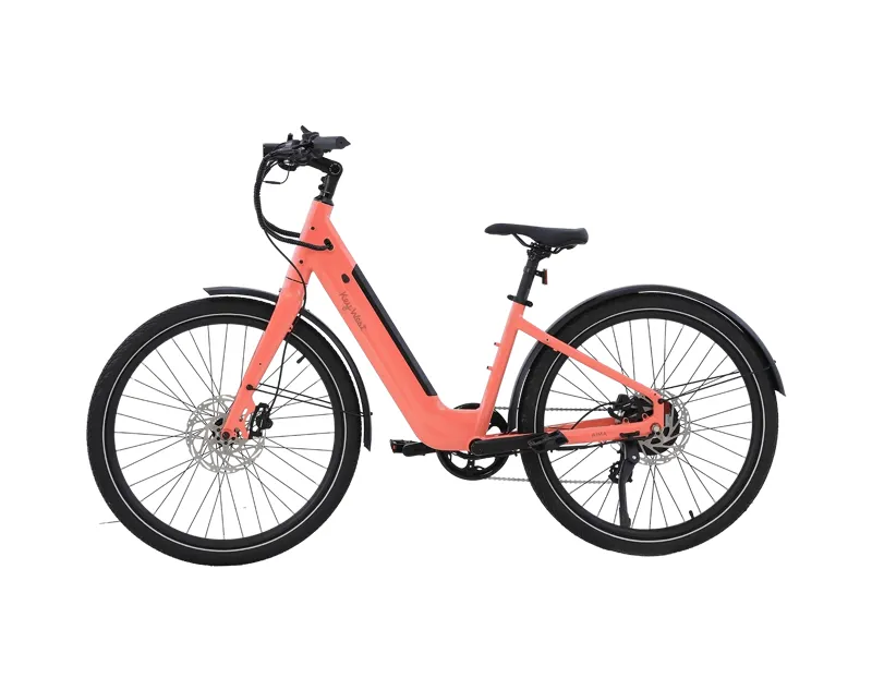 Aima Key West Ebike in Coral Pink-3