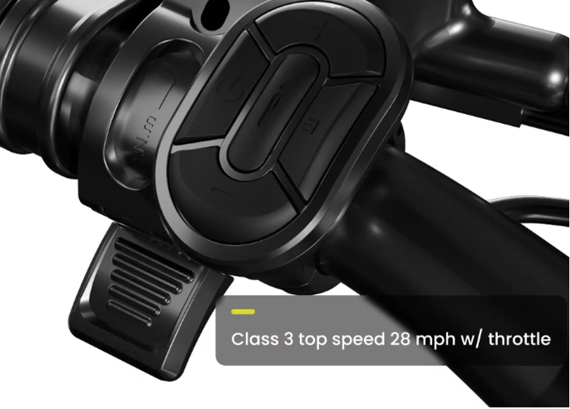 Aventon Level.2 Step-Through Commuter E-Bike In Glacier-6