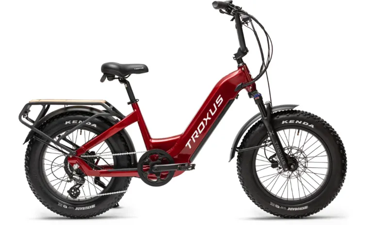 Troxus Lynx Plus 20 Inch Fat-Tire Step-Thru in Metallic Red