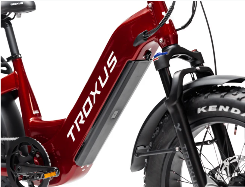 Troxus Lynx Plus 20 Inch Fat-Tire Step-Thru in Metallic Red-4