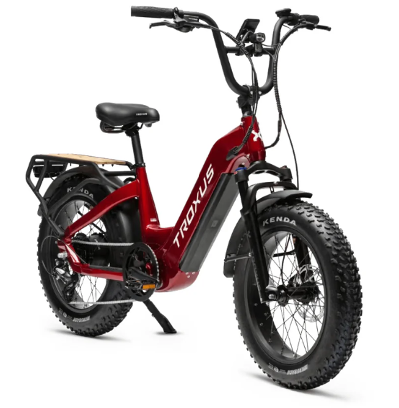 Troxus Lynx Plus 20 Inch Fat-Tire Step-Thru in Metallic Red-2
