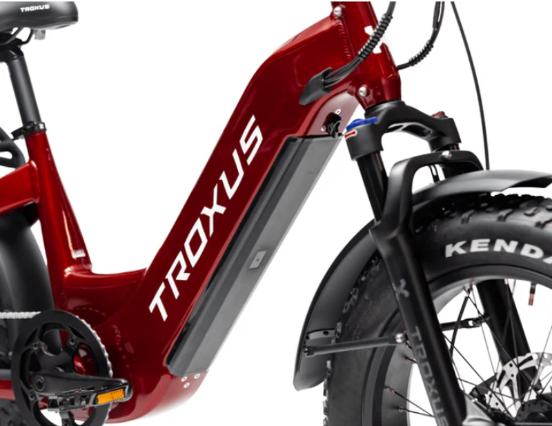 Troxus Lynx Plus 20 Inch Fat-Tire Step-Thru in Charcoal Grey-6