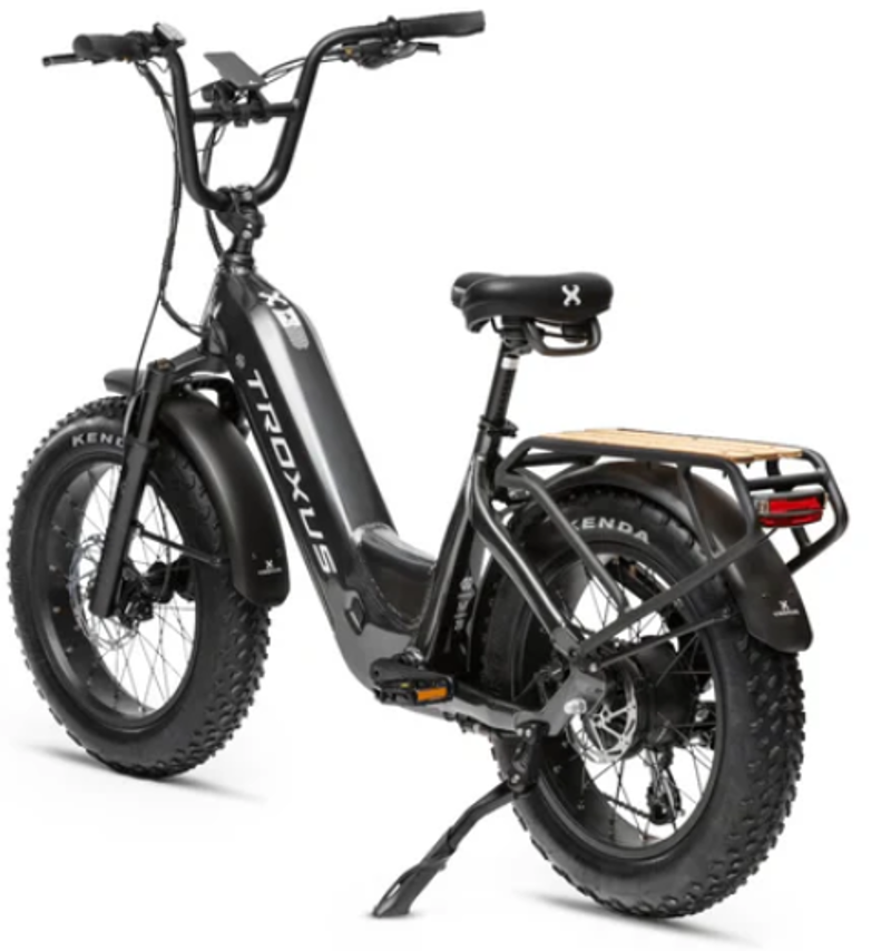 Troxus Lynx Plus 20 Inch Fat-Tire Step-Thru in Charcoal Grey-2