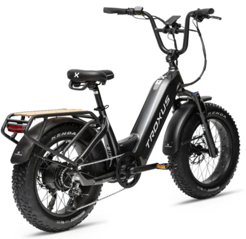 Troxus Lynx Plus 20 Inch Fat-Tire Step-Thru in Charcoal Grey-3