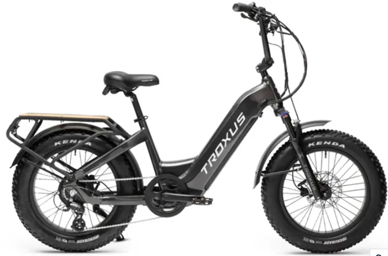 Troxus Lynx Plus 20 Inch Fat-Tire Step-Thru in Charcoal Grey
