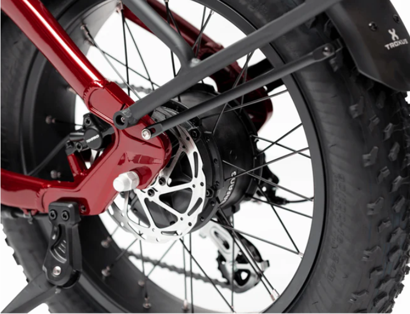 Troxus Lynx Plus 20 Inch Fat-Tire Step-Thru in Charcoal Grey-7