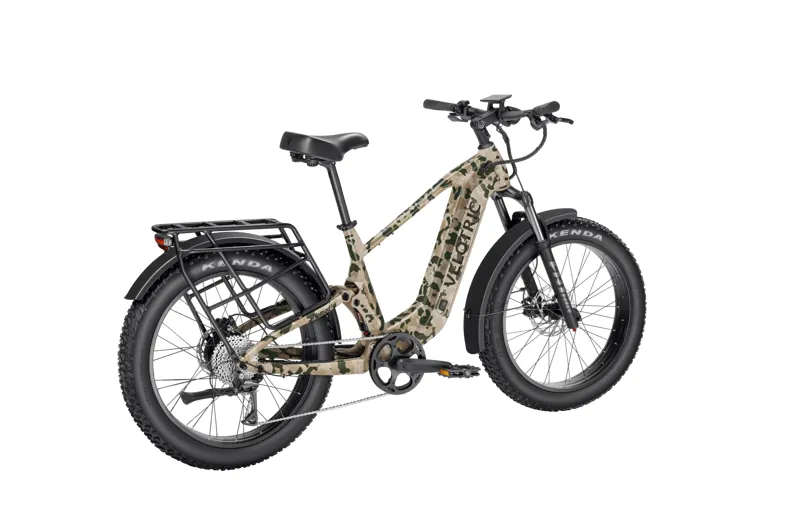 Velotric Nomad 2X Full Suspension Fat Tire Ebike in Multi Camo-3