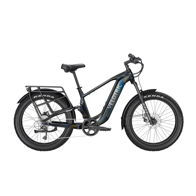 Velotric Nomad 2X Full Suspension Fat Tire Ebike in Multi Camo-5
