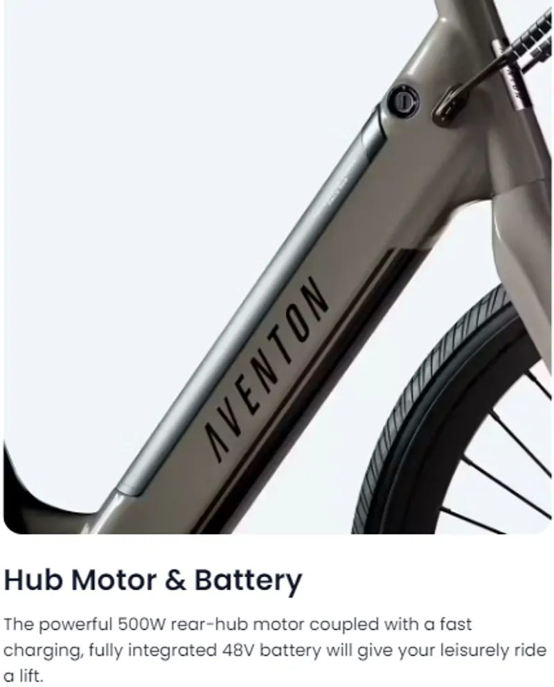 Aventon Pace 500.3 Step-Through E-Road Bike In Basalt-5