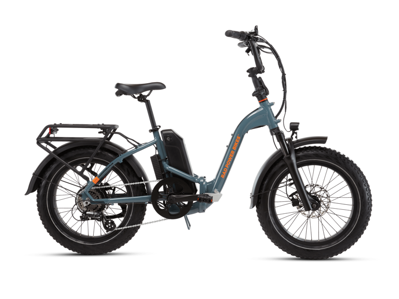 Rad Power RadExpand 5 Plus Electric Folding Bike in Slate Blue