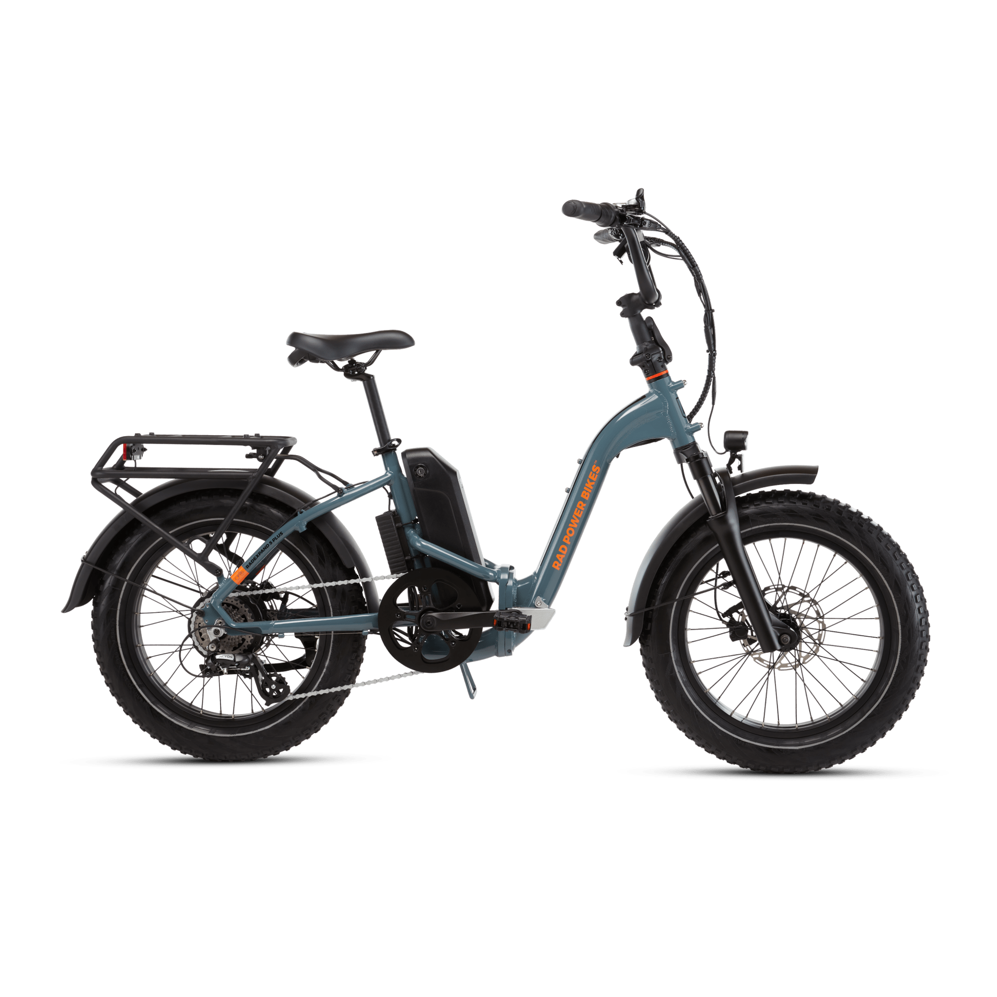Rad Power RadExpan 5 Plus Electric Folding Bike in Slate Blue