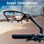 Rockbros HD Blast-Resistant Adjustable Retractable Left Mirror in Black