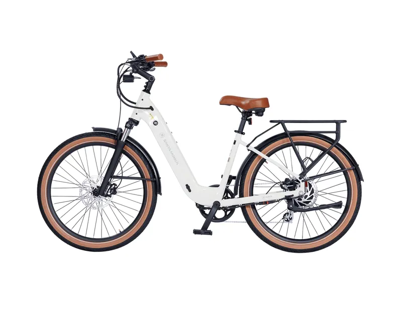 Aima Santa Monica Ebike Large in White-4
