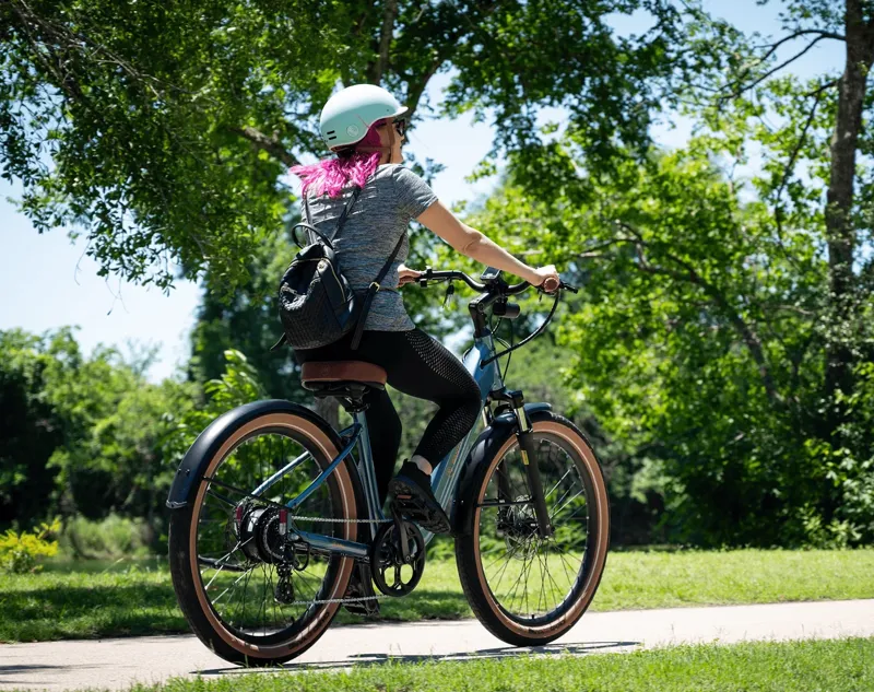 Aima Santa Monica Ebike in Metallic Blue-4