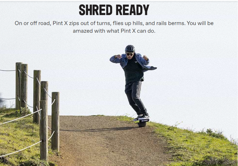 Onewheel Pint X: Powder Blue-2